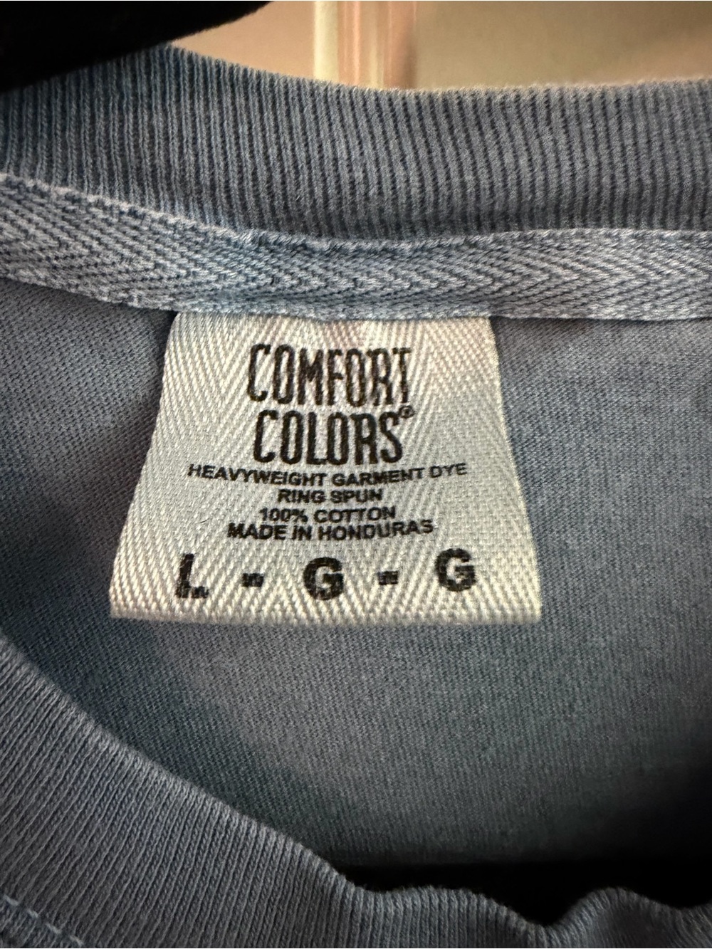 Comfort Colors Light Blue Crewneck Tee